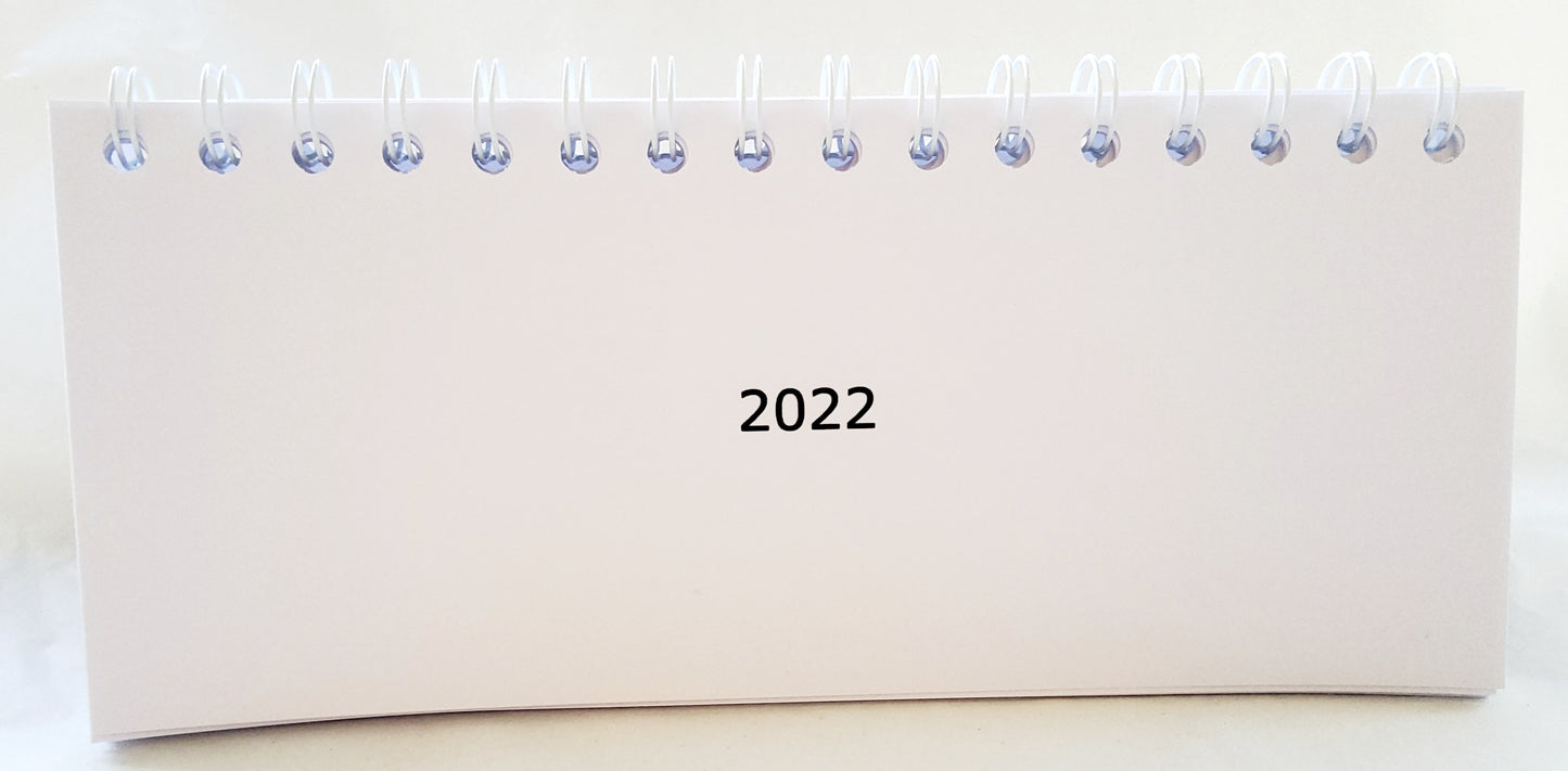 Personalised YOUR OWN PHOTOS Desk Calendar 2022