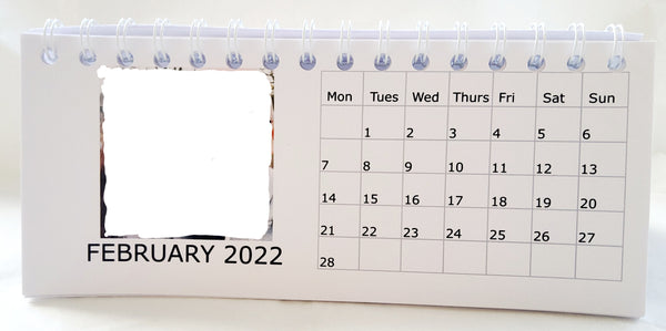 Personalised YOUR OWN PHOTOS Desk Calendar 2022