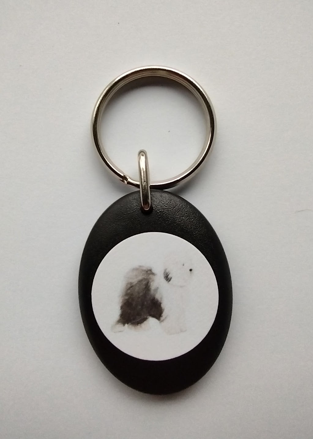 Old English Sheepdog Keyring
