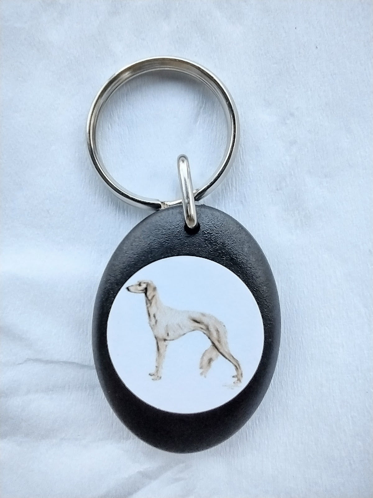 Saluki Keyring