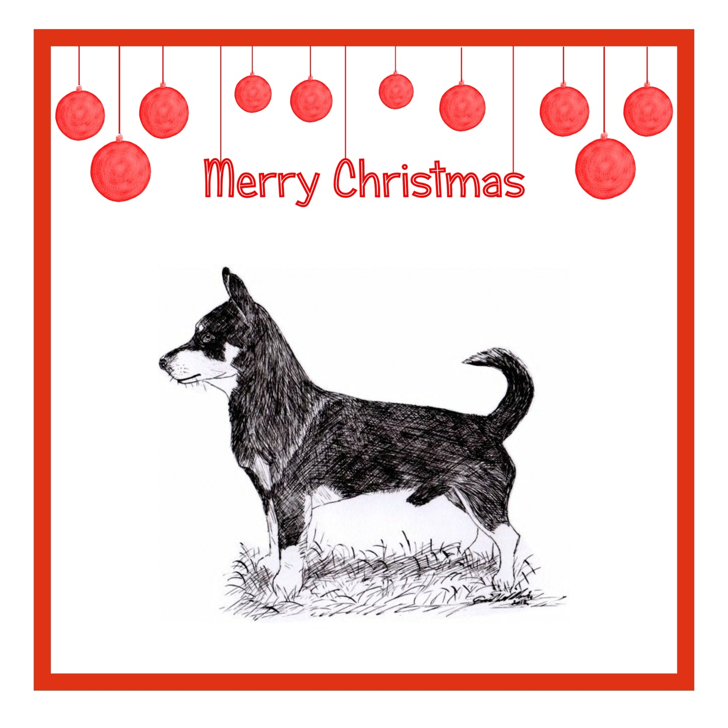 Lancashire Heeler Christmas Cards Pack of 6