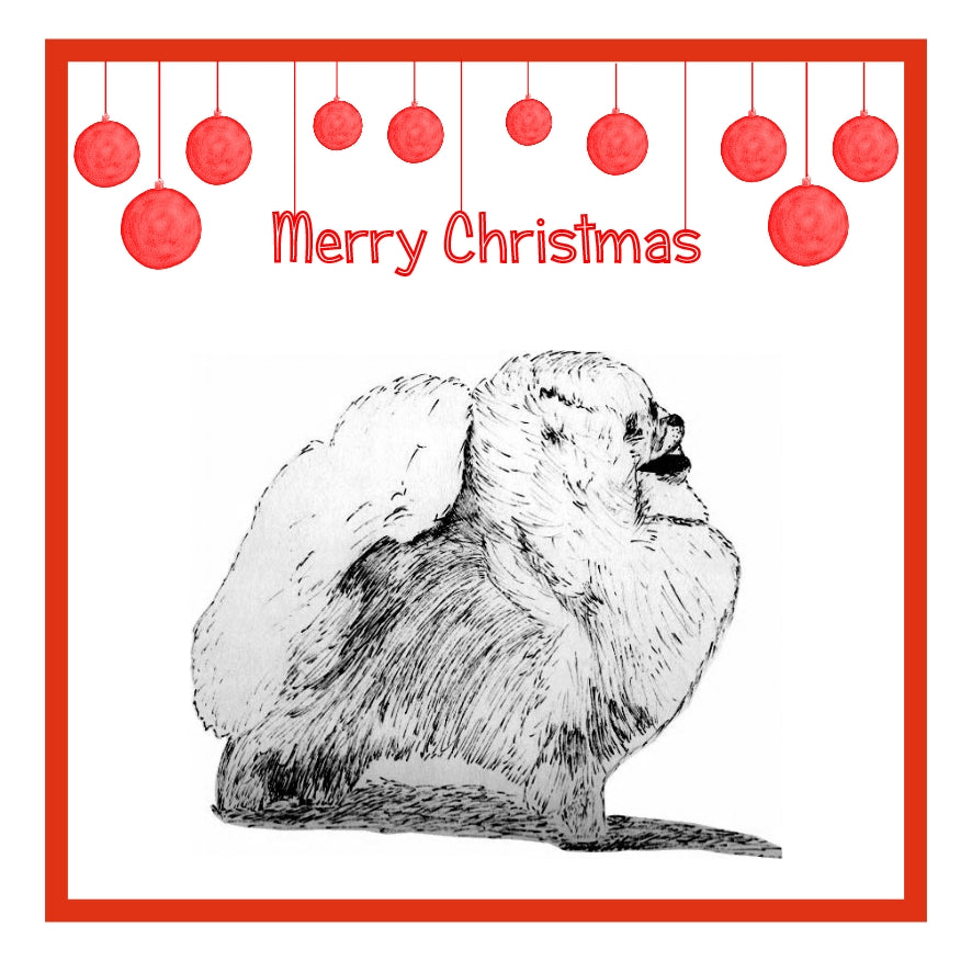 Pomeranian Christmas Cards Pack of 6