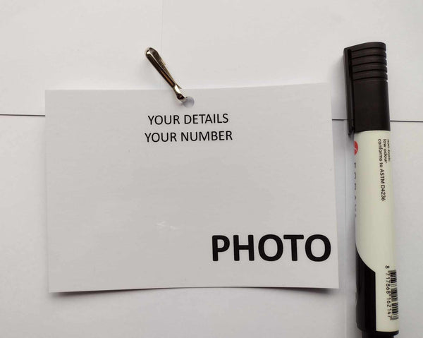 Personalised Photo Cage ID Tag