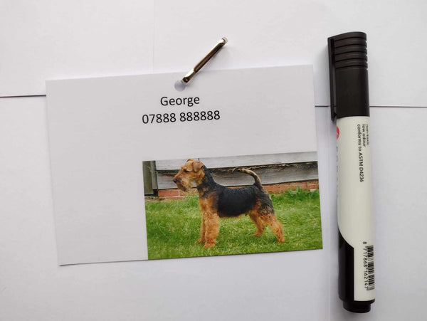Personalised Photo Cage ID Tag