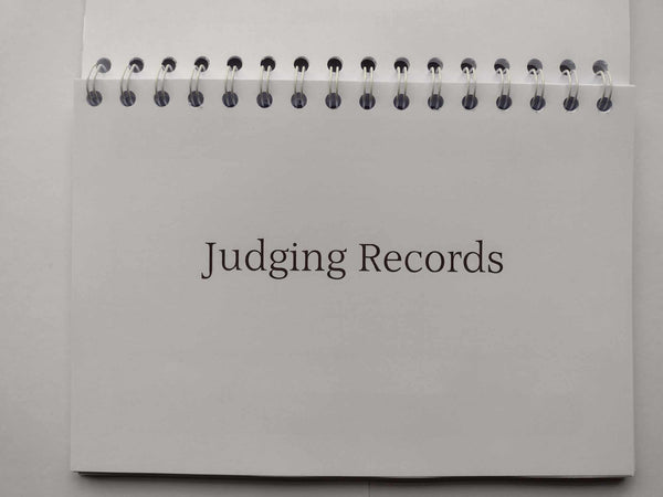 Bracco Italiano Dog Show Judging Record Book