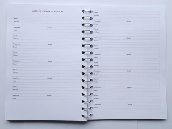 2026 Personalised Your own PHOTO Week Per View Diary: A4, A5 or A6, Dog Show, Normal or Appointment