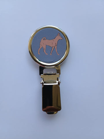 Basenji Dog Show Ring Clip