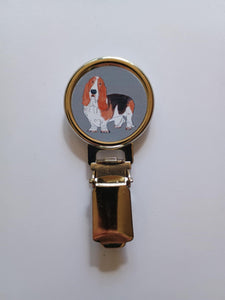 Basset Hound Dog Show Ring Clip