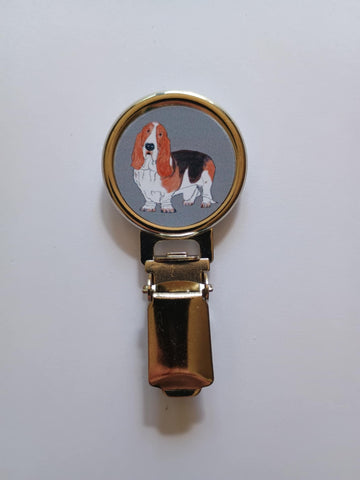 Basset Hound Dog Show Ring Clip