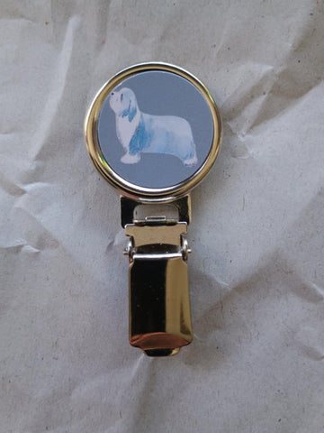 Bearded Collie Dog Show Ring Clip