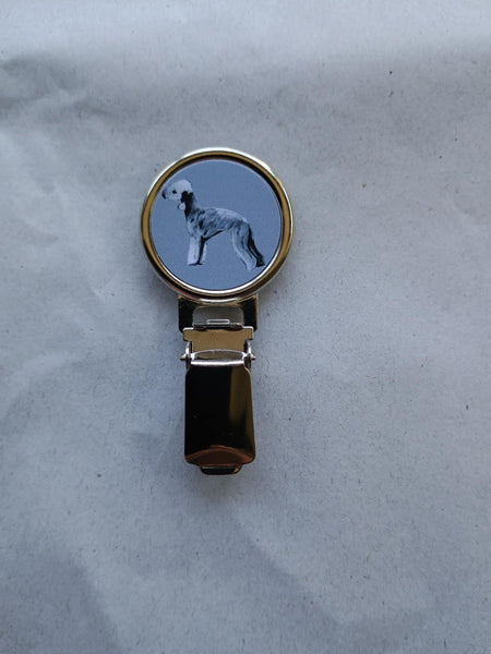 Bedlington Terrier Dog Show Ring Clip