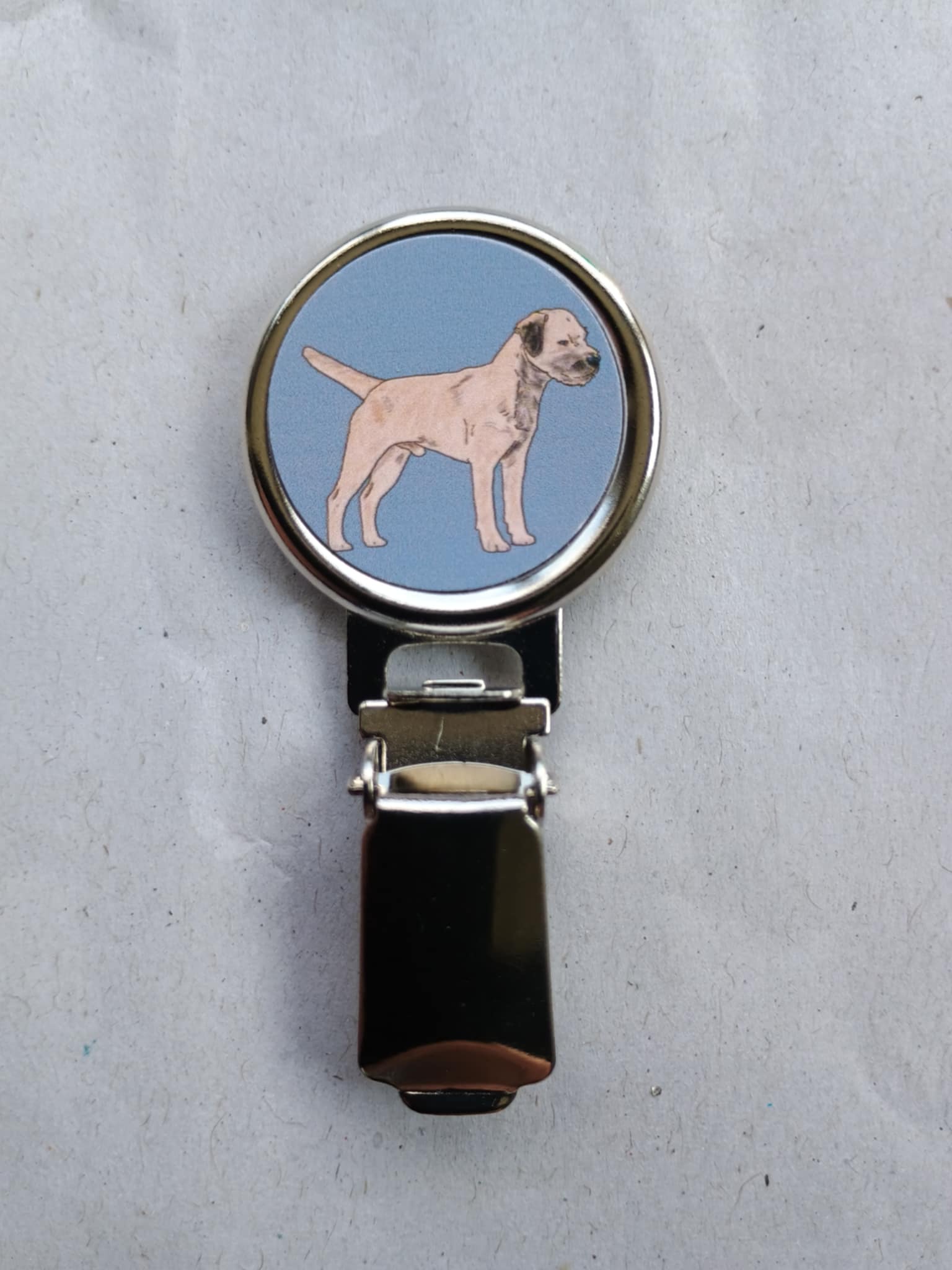 Border Terrier Dog Show Ring Clip