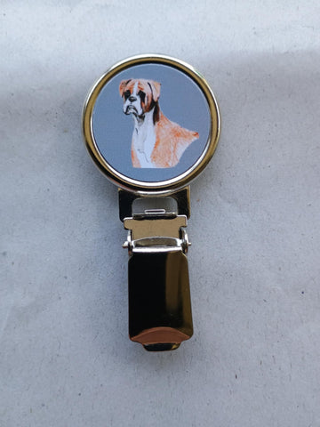 Boxer Dog Show Ring Clip