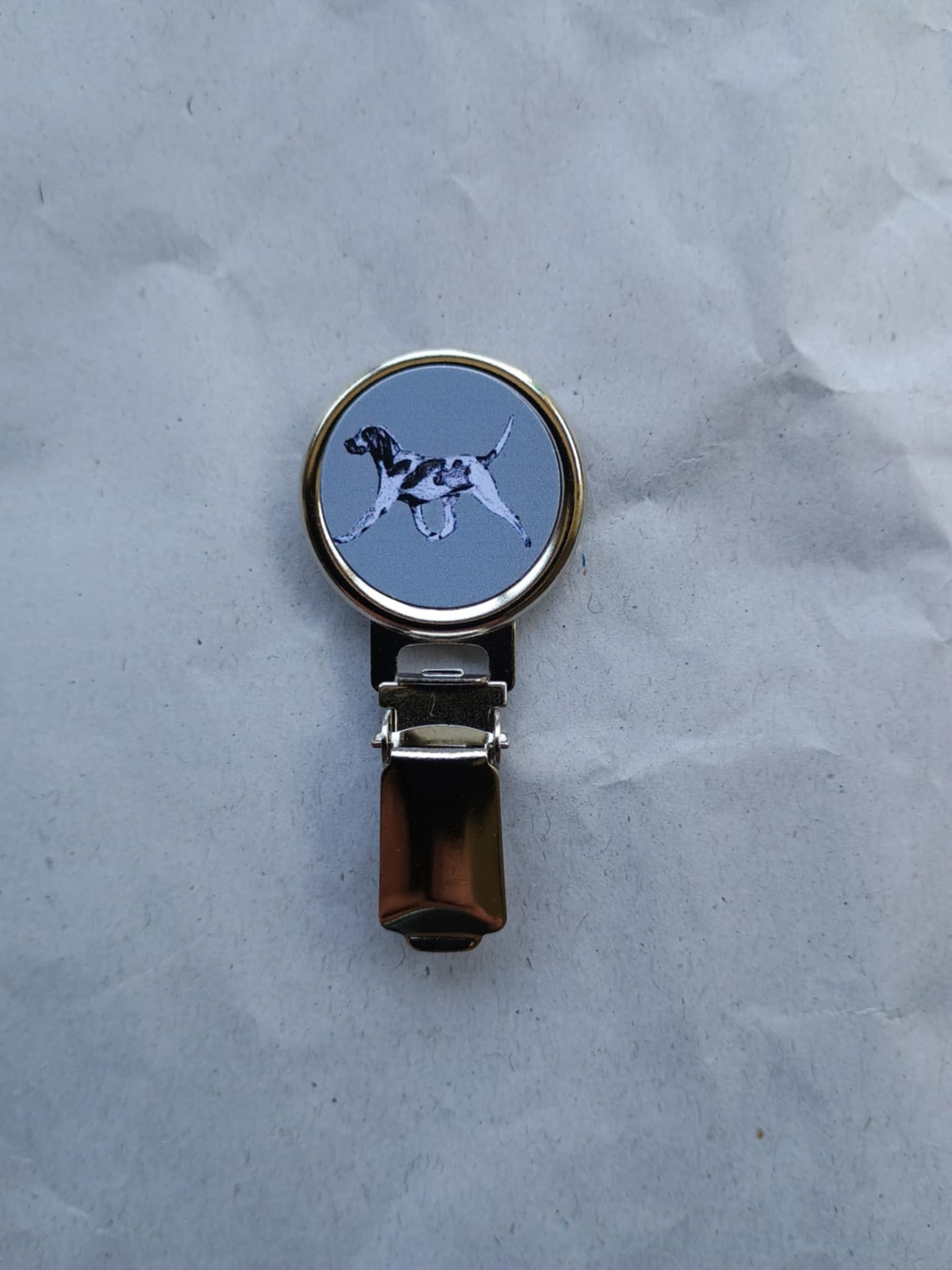 Bracco Italiano Dog Show Ring Clip
