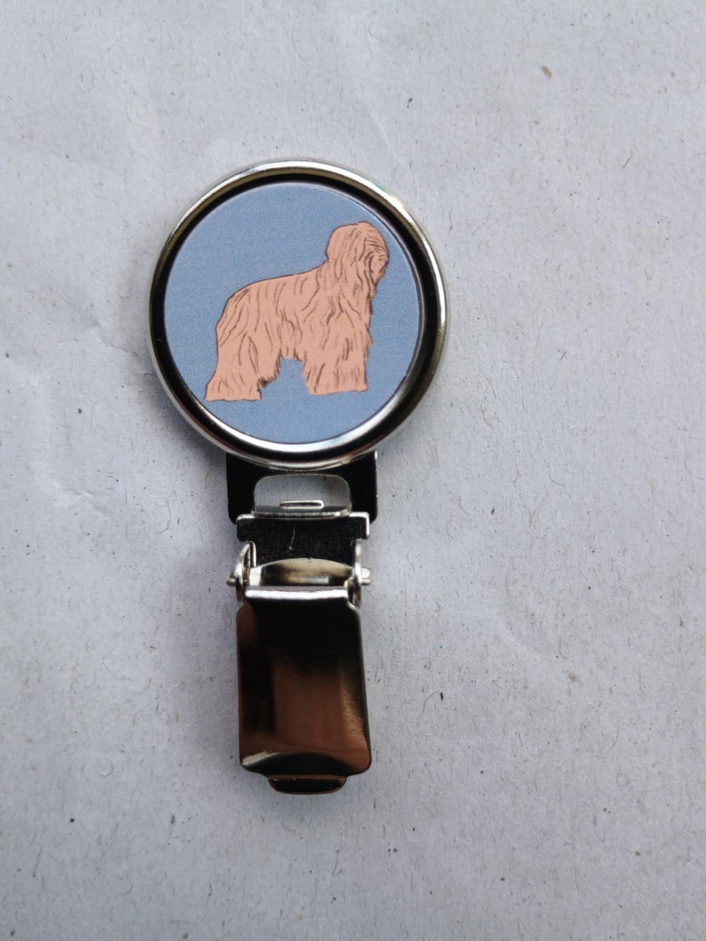 Briard Dog Show Ring Clip