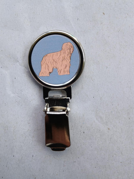 Briard Dog Show Ring Clip