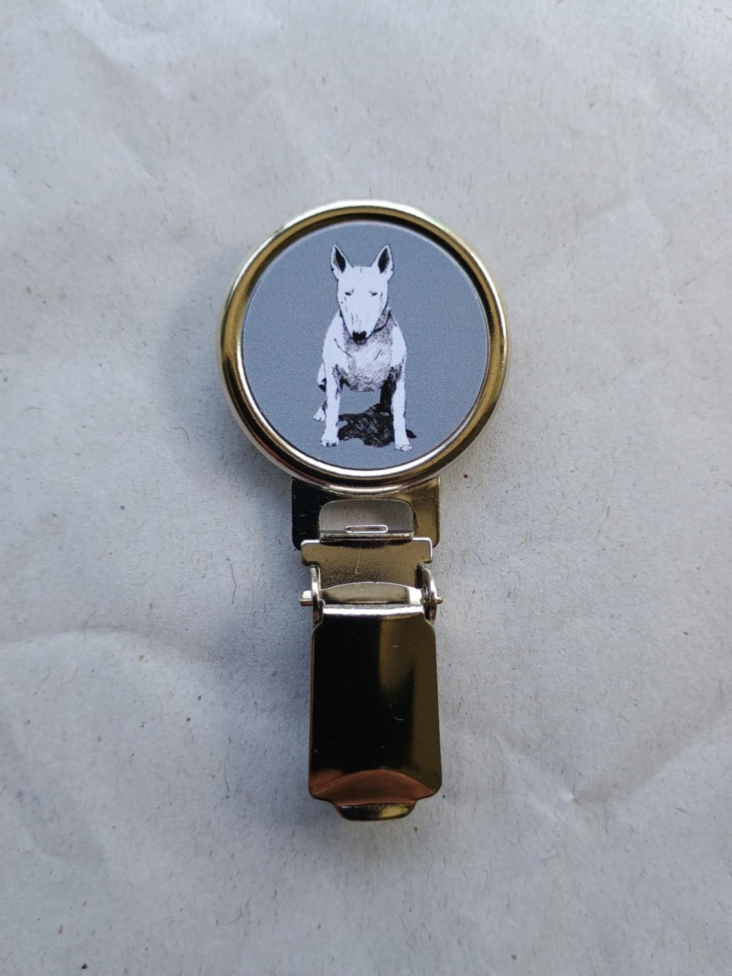Bull Terrier Dog Show Ring Clip