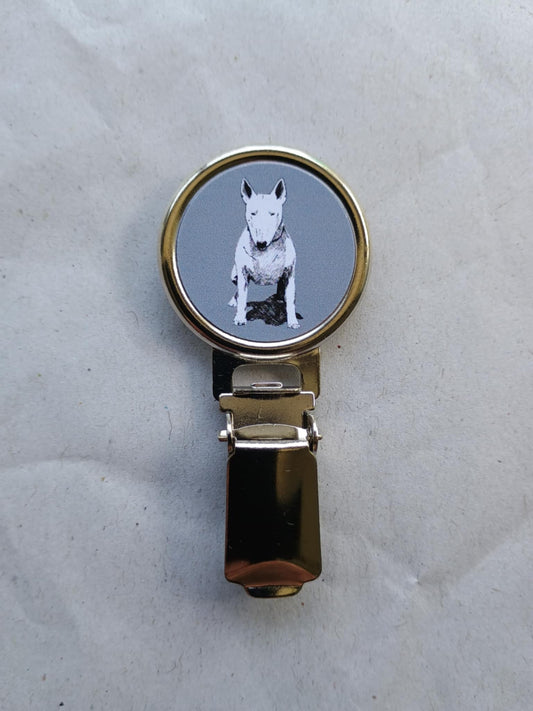 Bull Terrier Dog Show Ring Clip