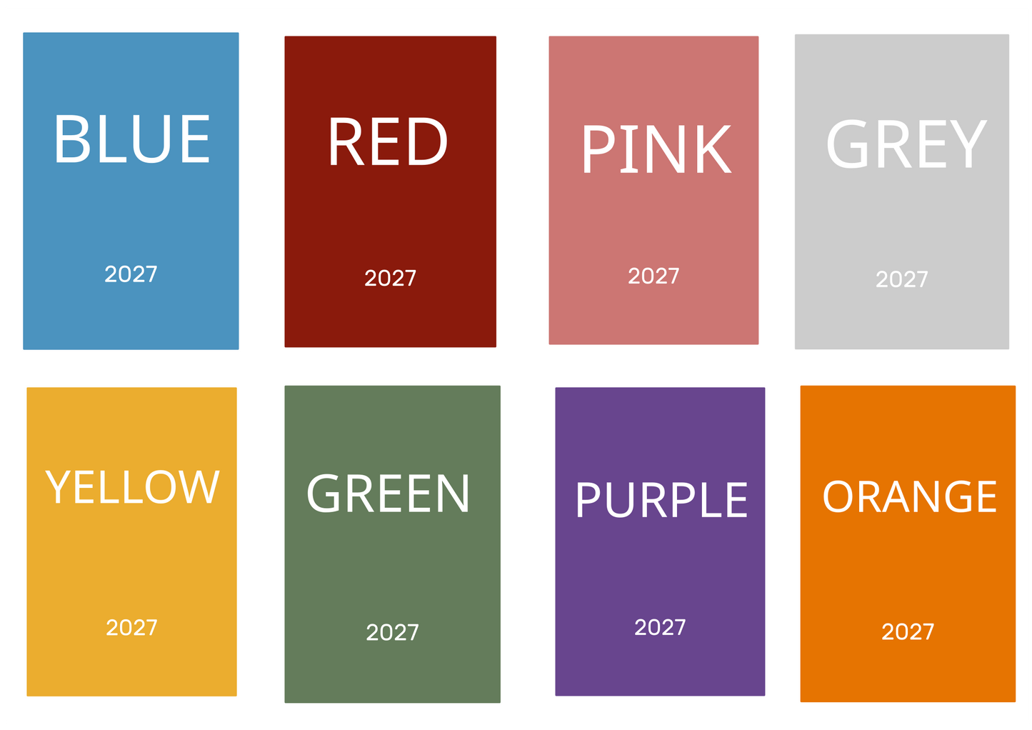 2027 Personalised Your own PHOTO Week Per View Diary: A4, A5 or A6, Dog Show, Normal or Appointment