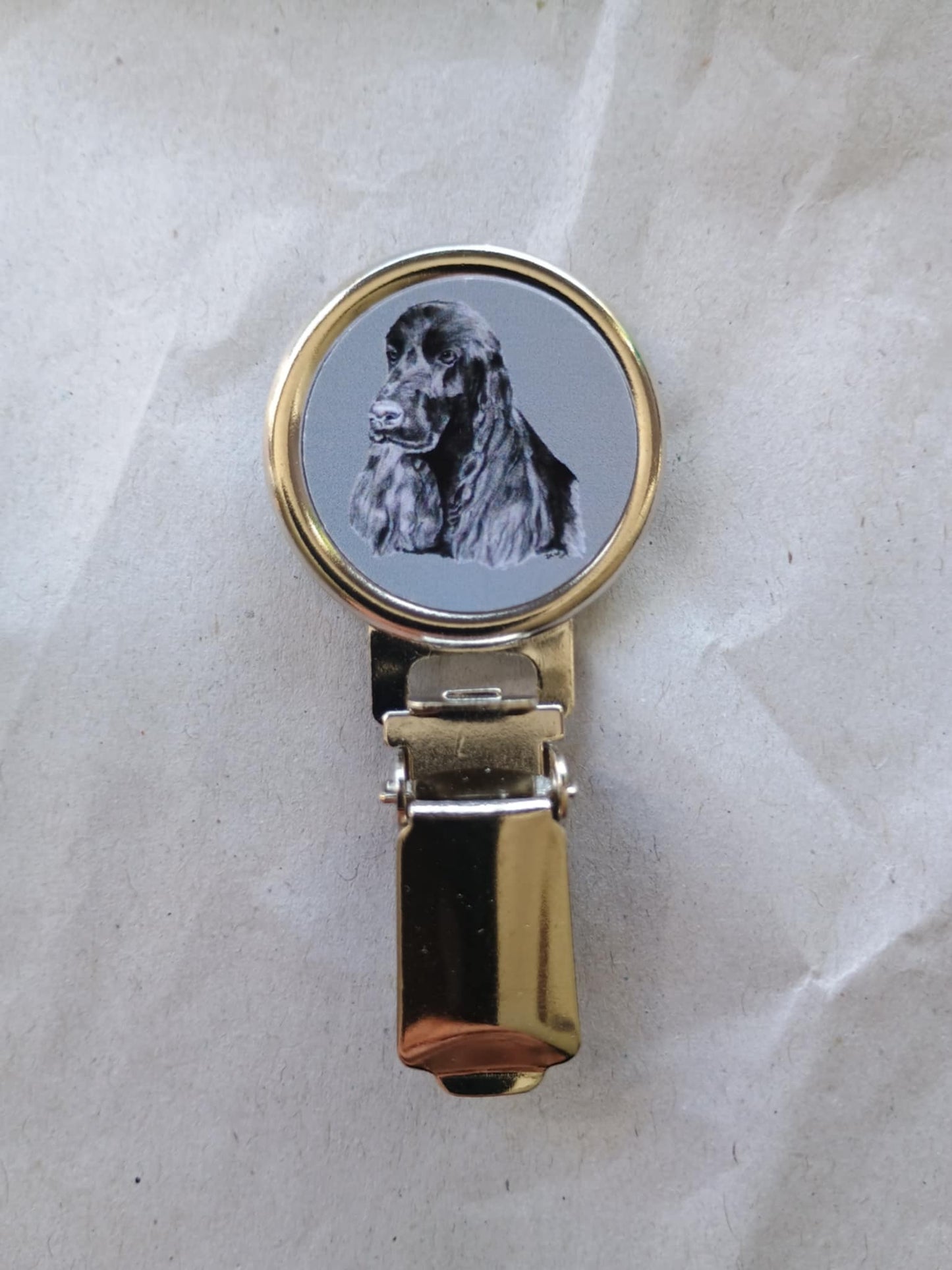 Cocker Spaniel Dog Show Ring Clip