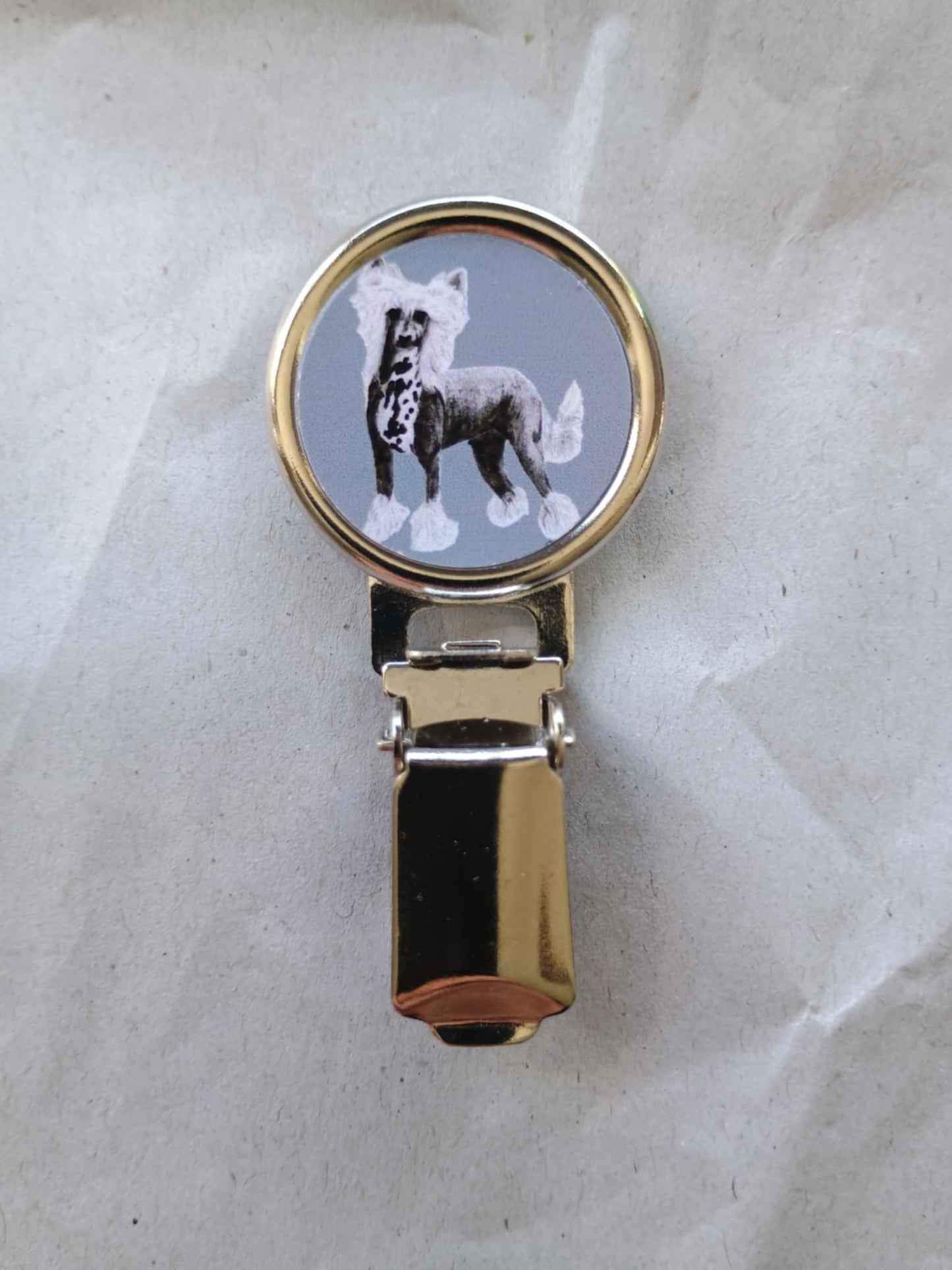 Chinese Crested Dog Show Ring Clip