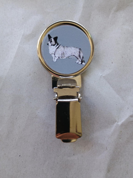 Cardigan Corgi Dog Show Ring Clip