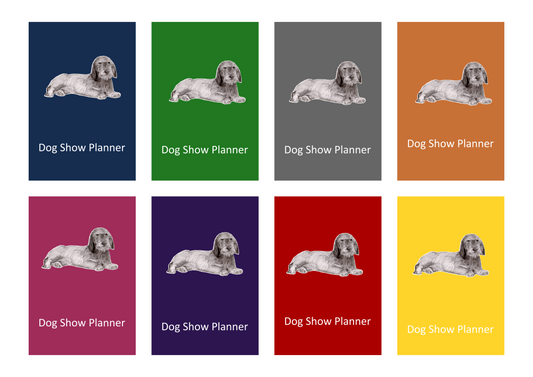 Dachshund W/H Dog Show Planner Book
