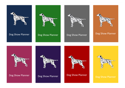 Dalmatian Dog Show Planner Book