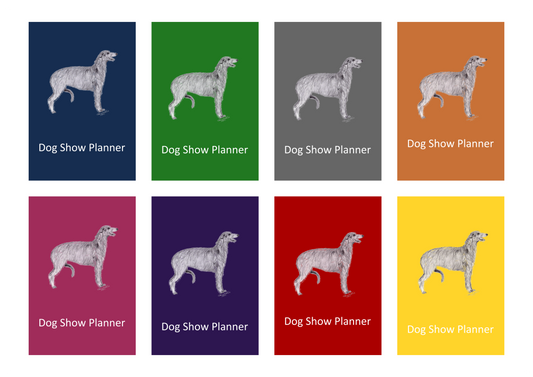 Deerhound Dog Show Planner Book
