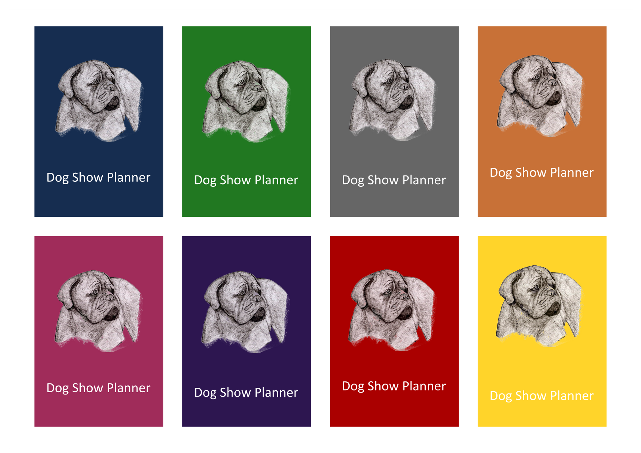 Dogue de Bordeaux Dog Show Planner Book