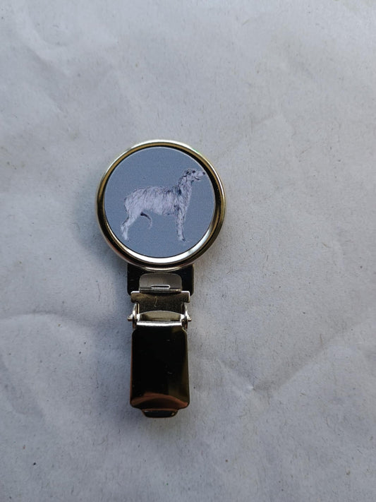 Deerhound Dog Show Ring Clip
