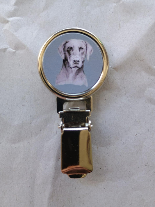 Dobermann Dog Show Ring Clip