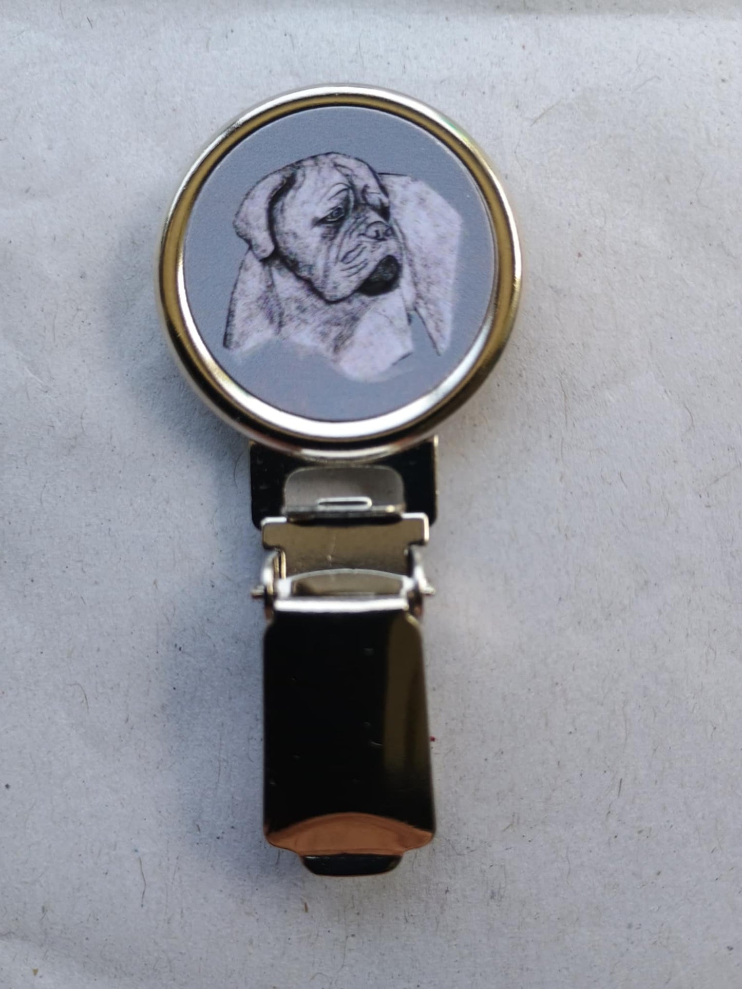 Dogue de Bordeaux Dog Show Ring Clip