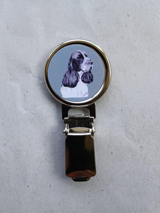 English Springer Spaniel Dog Show Ring Clip