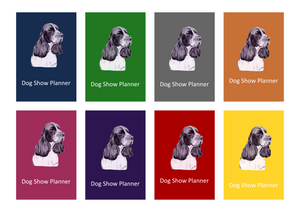 English Springer Spaniel Dog Show Planner Book