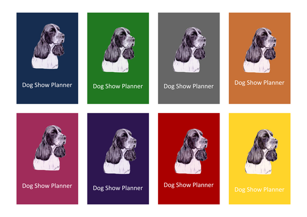 English Springer Spaniel Dog Show Planner Book