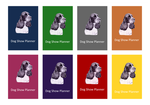 English Springer Spaniel Dog Show Planner Book