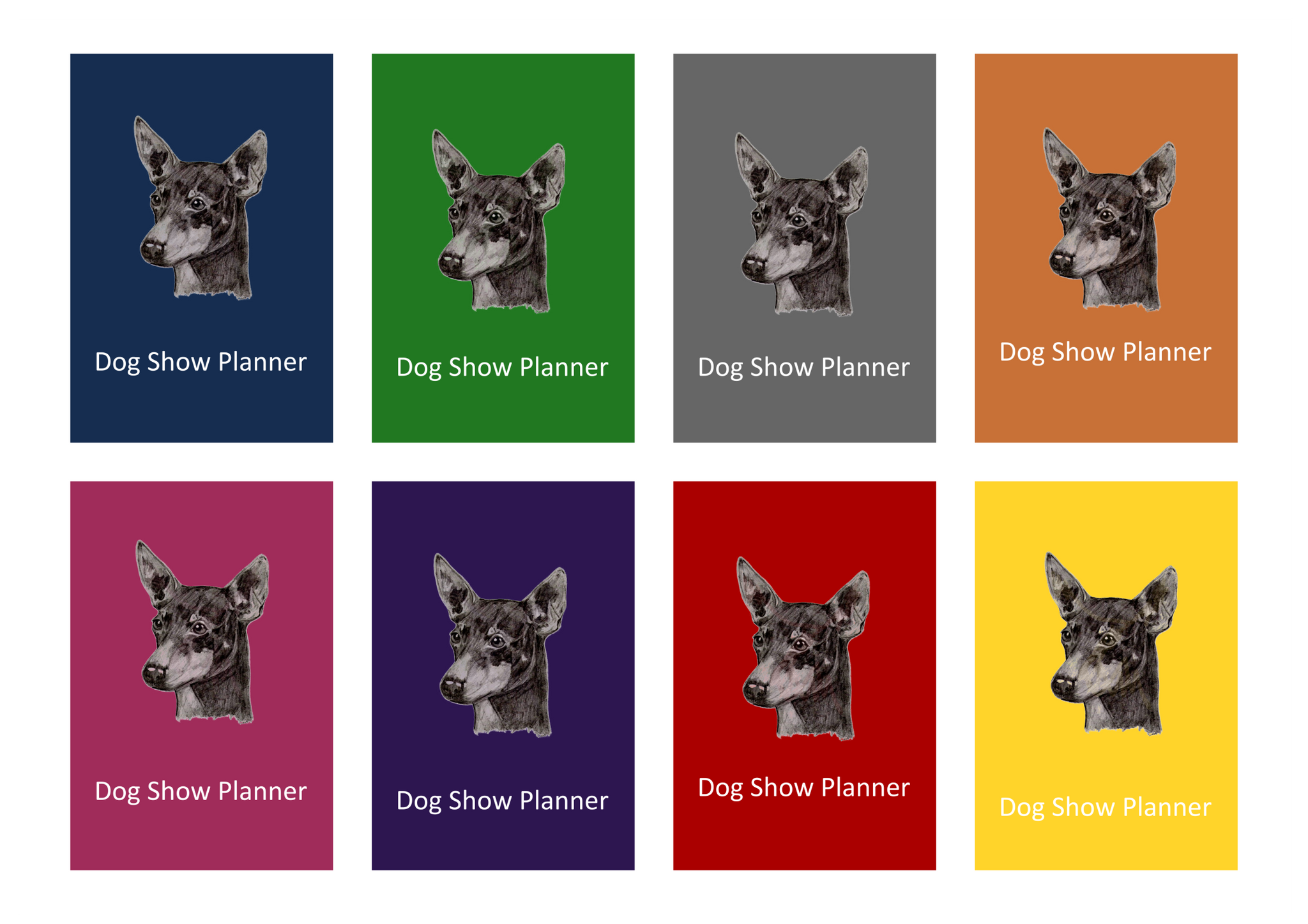 English Toy Terrier Dog Show Planner Book