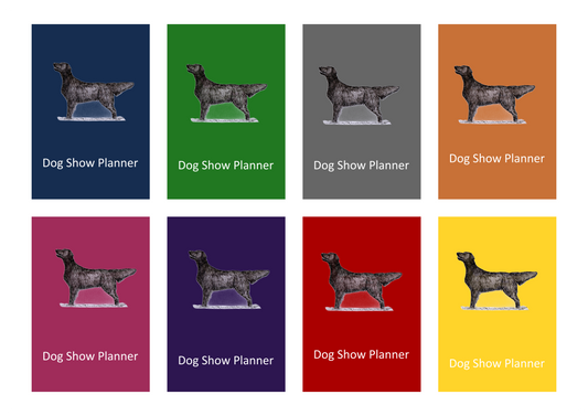 Flatcoat Retriever Dog Show Planner Book