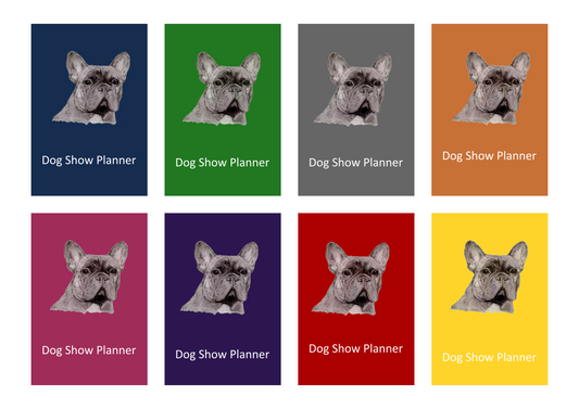 French Bulldog Dog Show Planner Book