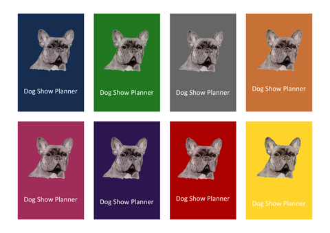 French Bulldog Dog Show Planner Book