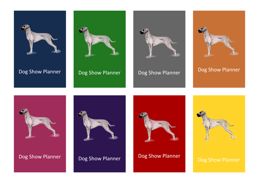 Great Dane Dog Show Planner Book