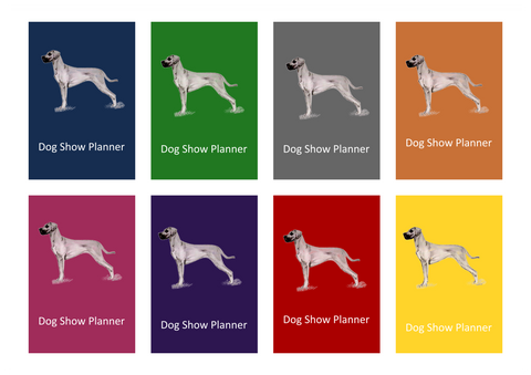 Great Dane Dog Show Planner Book