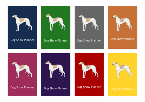 Greyhound Dog Show Planner Book