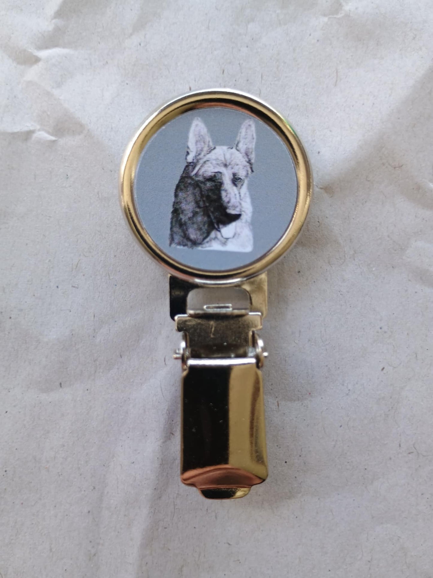German Shepherd Dog Dog Show Ring Clip