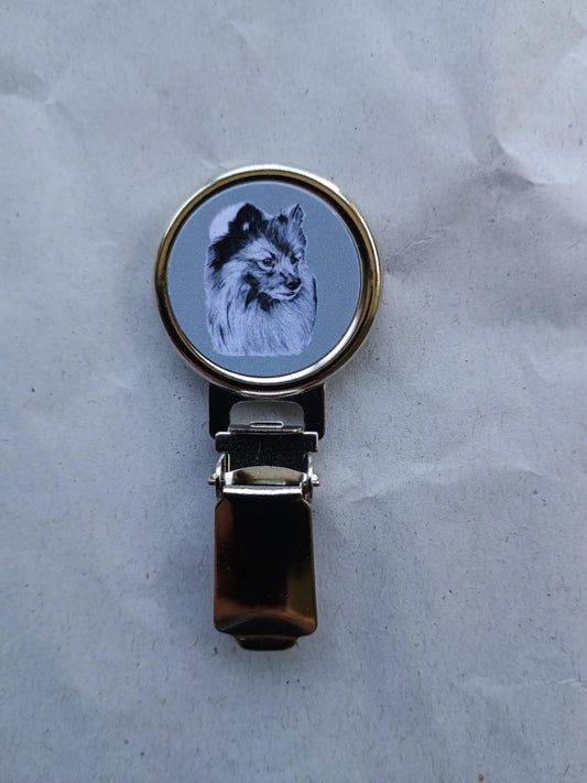 German Spitz Dog Show Ring Clip