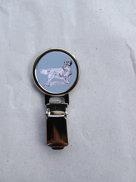 Golden Retriever Dog Show Ring Clip