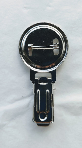 Black Pug Dog Show Ring Clip