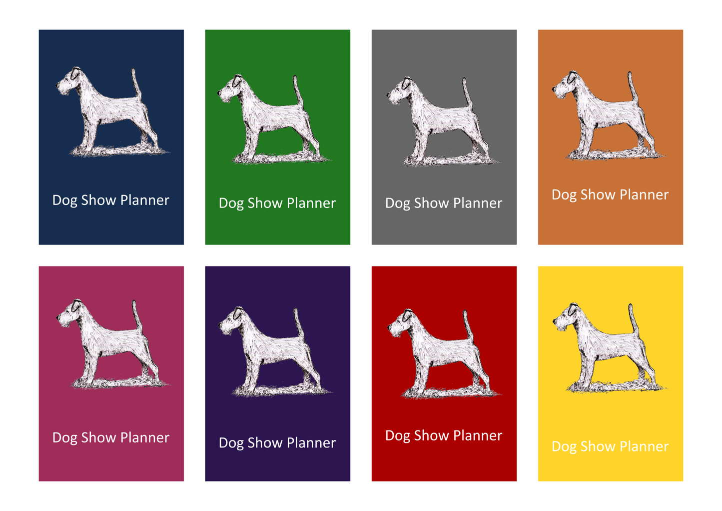 Irish Terrier Dog Show Planner Book