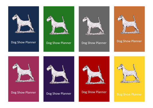 Irish Terrier Dog Show Planner Book